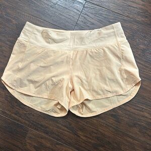 Lululemon Speed Up Short 4” Pale Orange